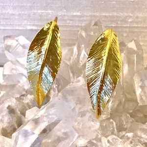 πGold Leaf Earringsπ